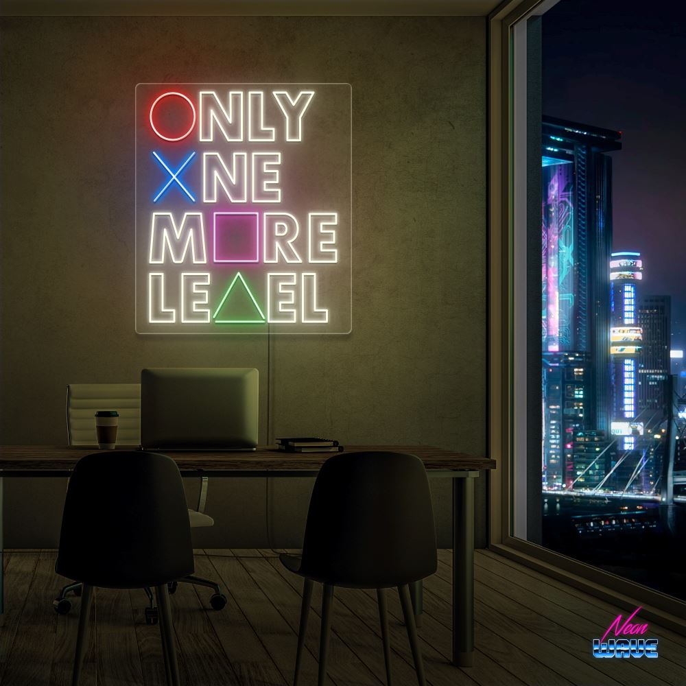 ONLY ONE MORE LEVEL Neon Sign Neonwave.ch 