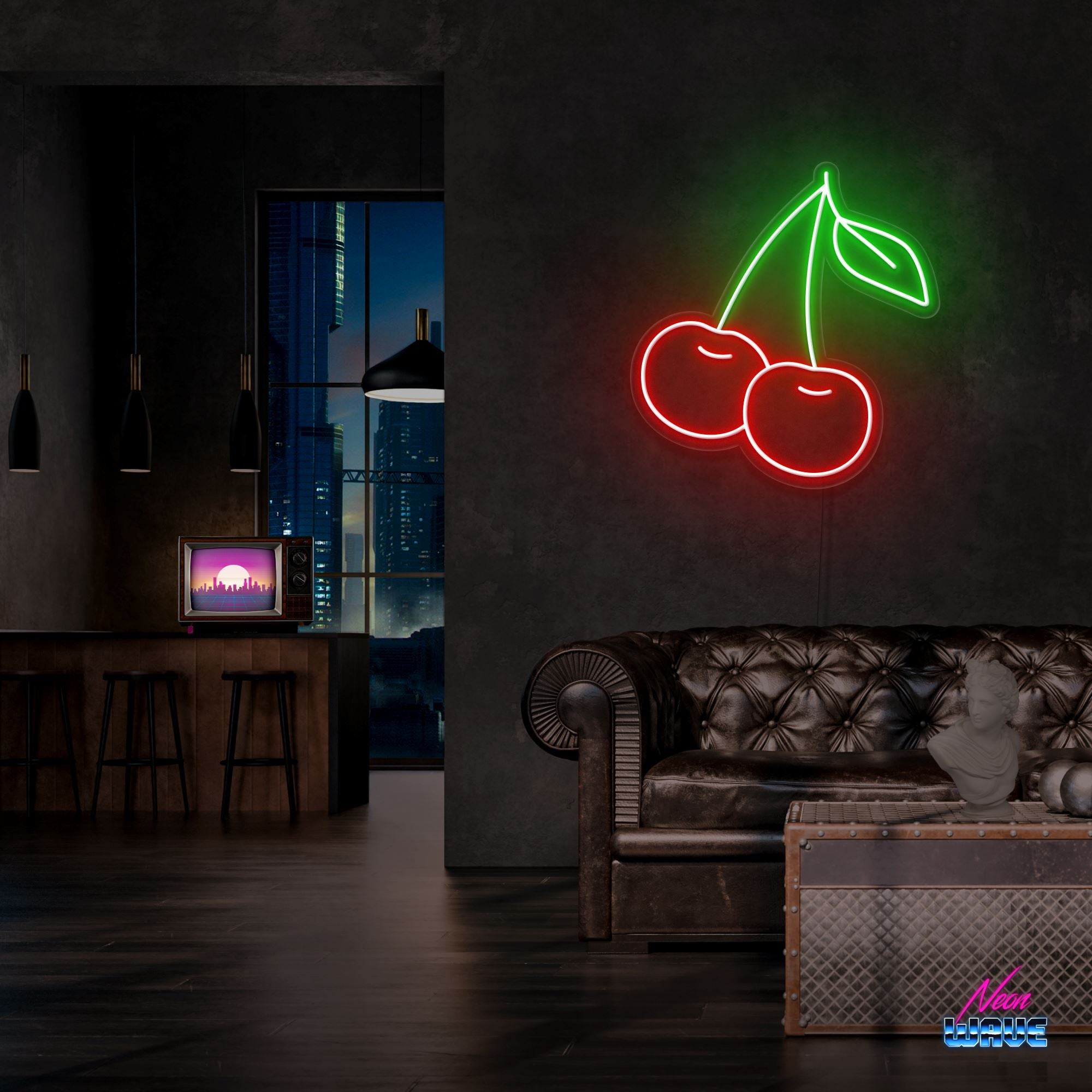 Cherry Neon Sign Neonwave.ch 