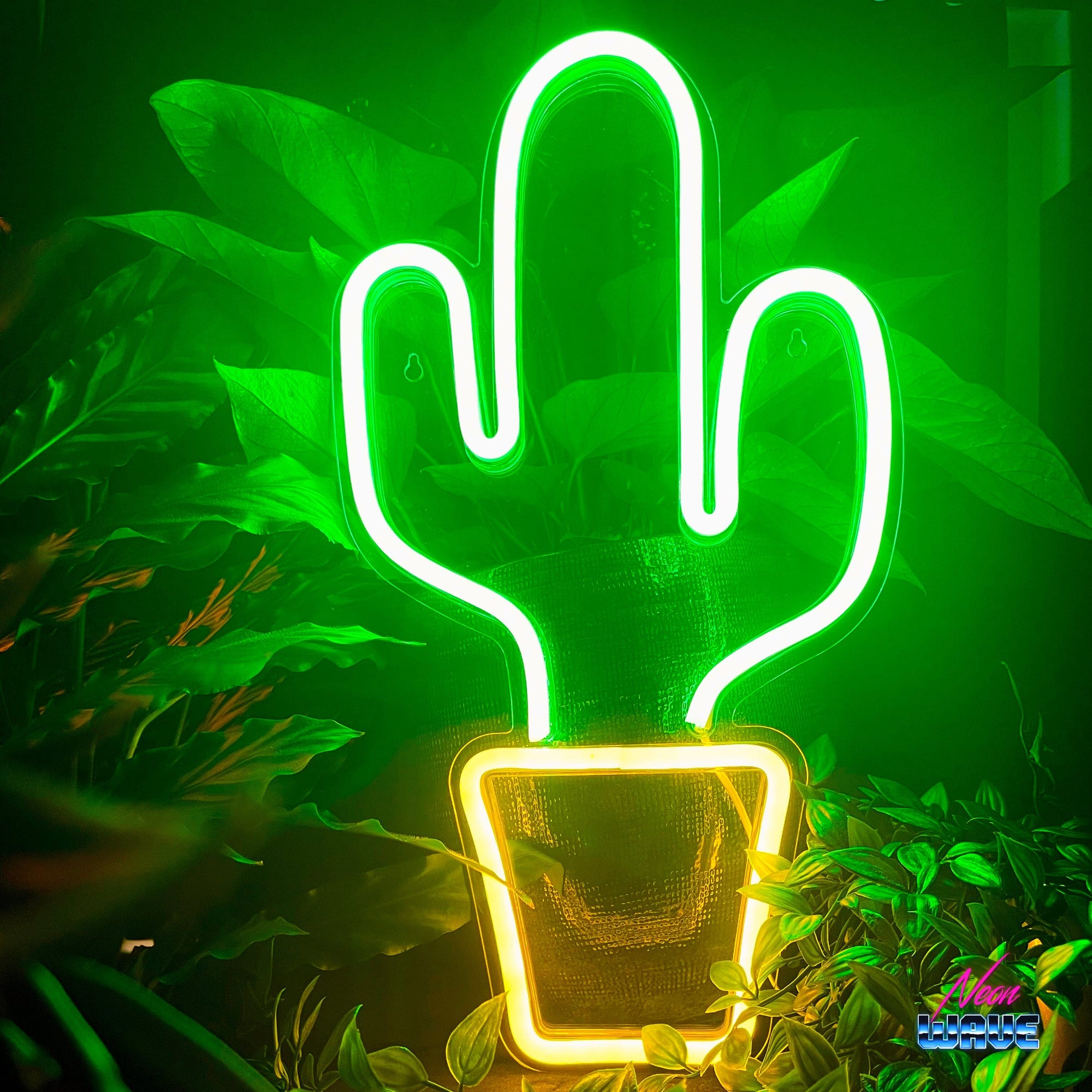 Kaktus Neon Sign Neonwave.ch 