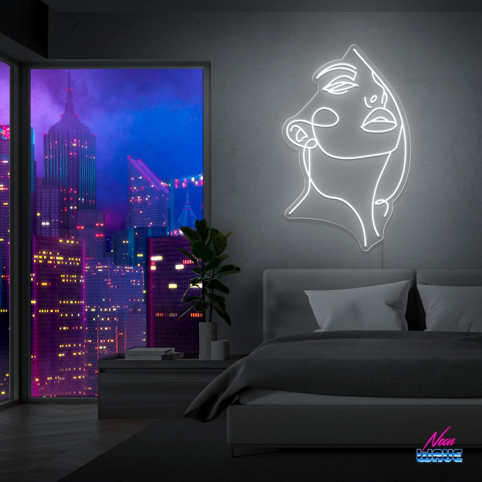 My Beauty Neon Sign Neonwave.ch 100 cm Kaltweiss