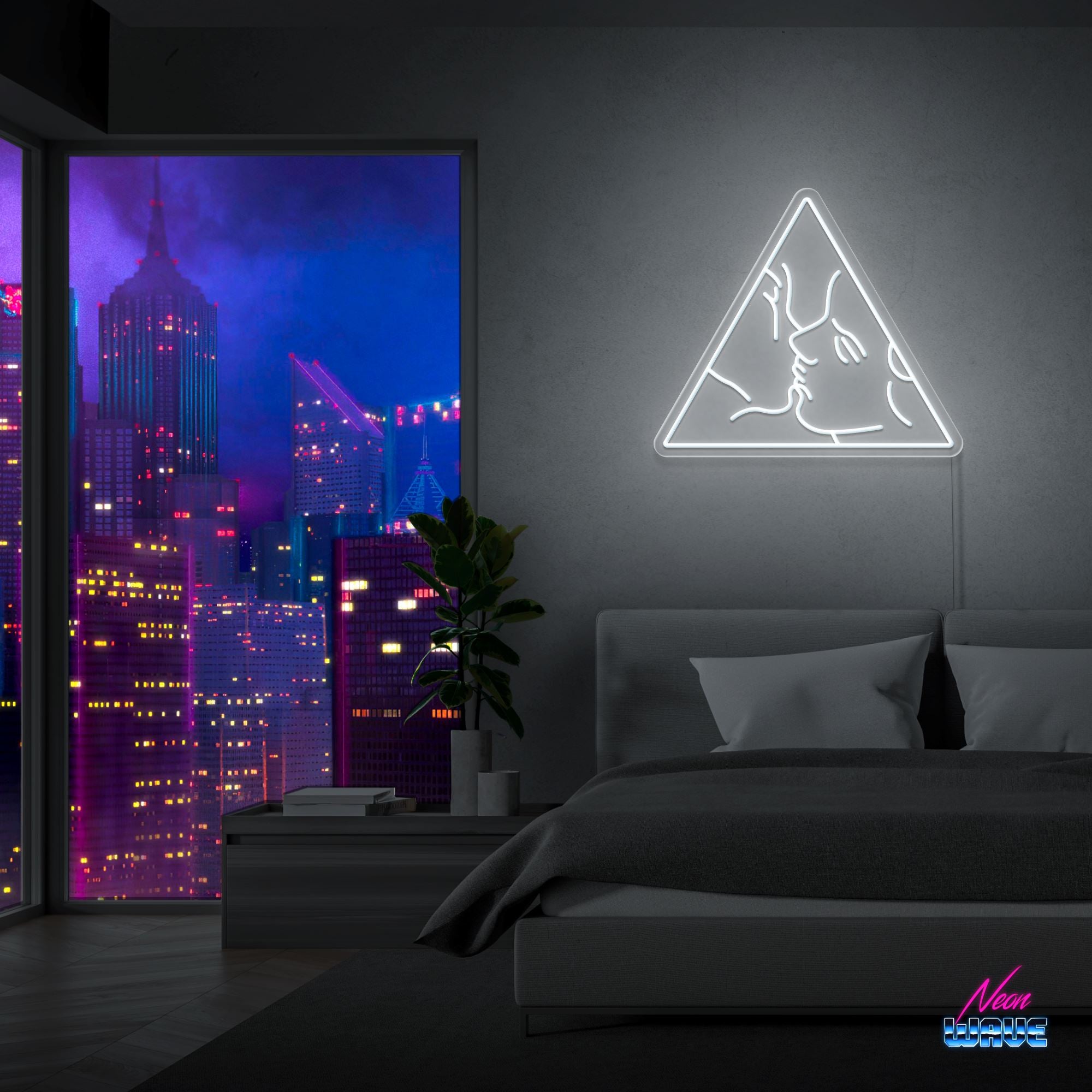 Aesthetic Neon Sign Neonwave.ch 50cm Kaltweiss