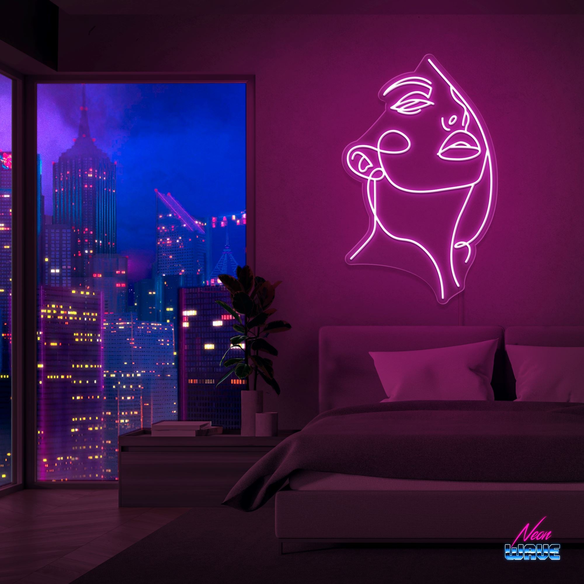 My Beauty Neon Sign Neonwave.ch 100 cm Pink 