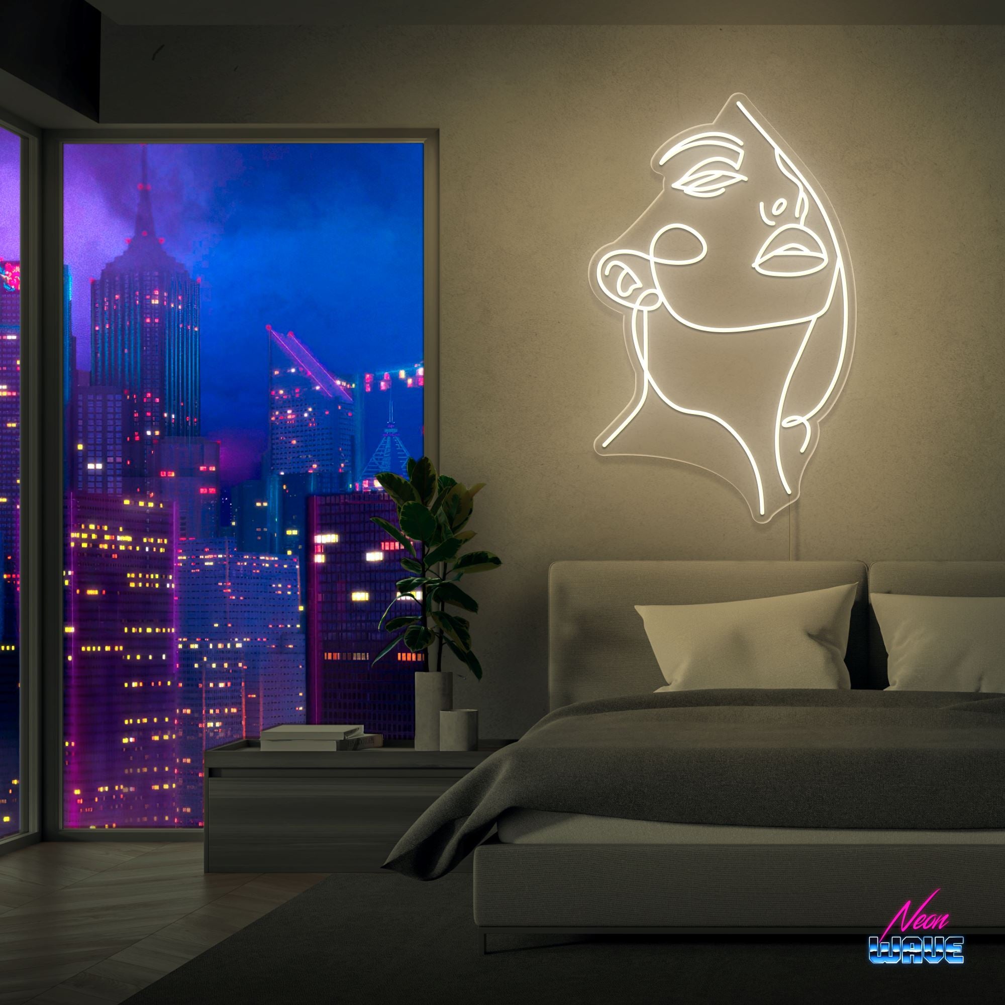 My Beauty Neon Sign Neonwave.ch 100 cm Warmweiss
