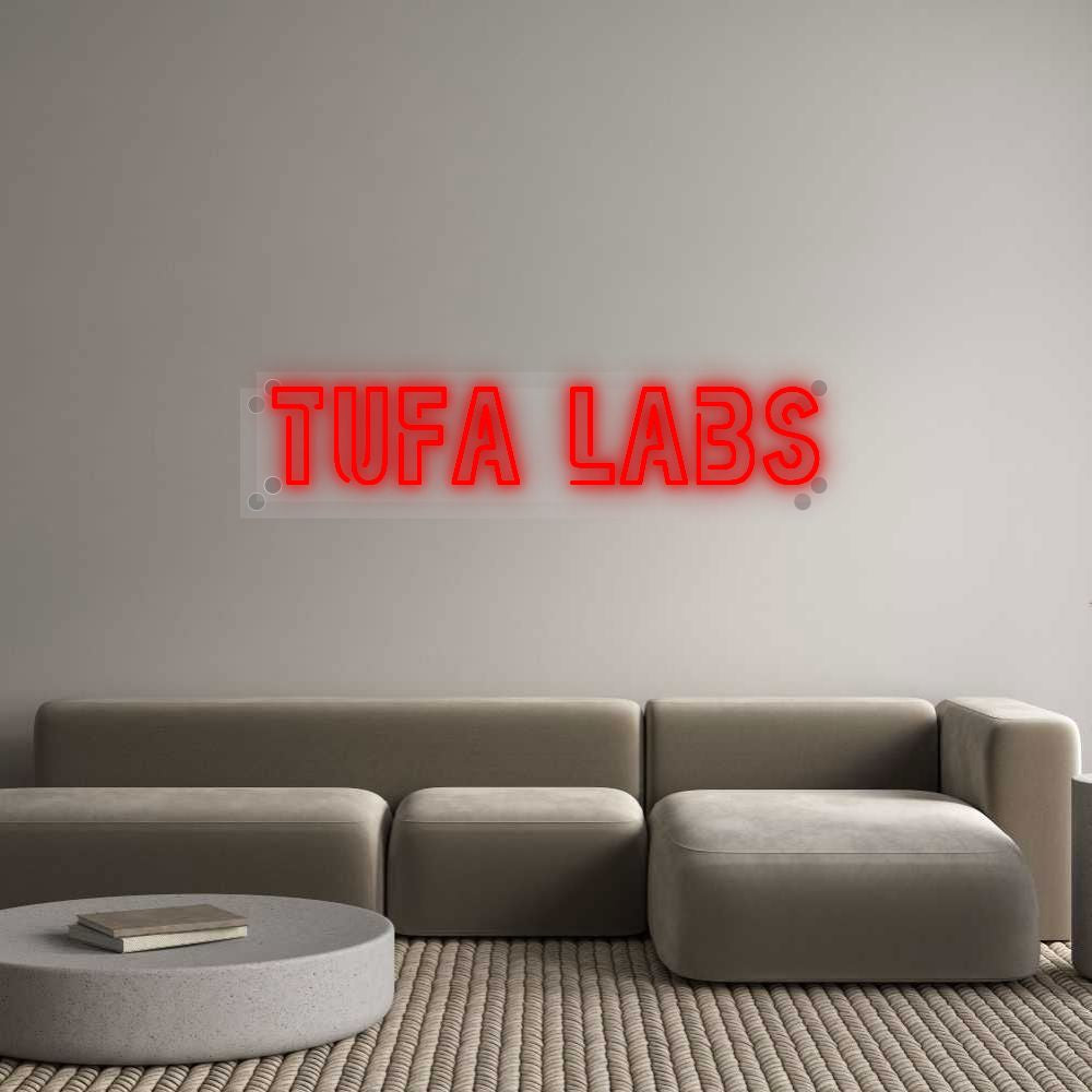 Dein Custom Neon Sign Tufa Labs Custom Neon NEON WAVE 