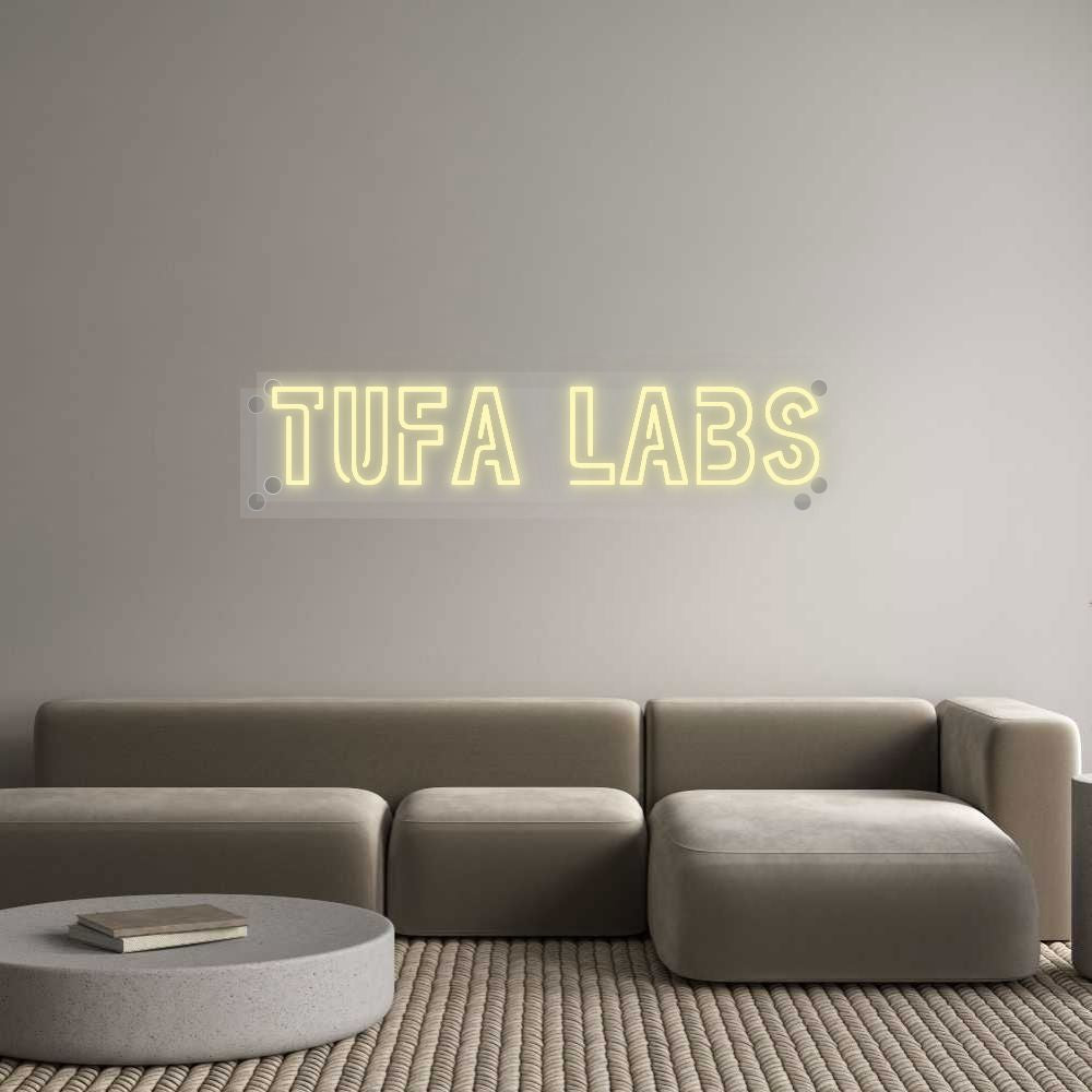 Dein Custom Neon Sign Tufa Labs Custom Neon NEON WAVE 