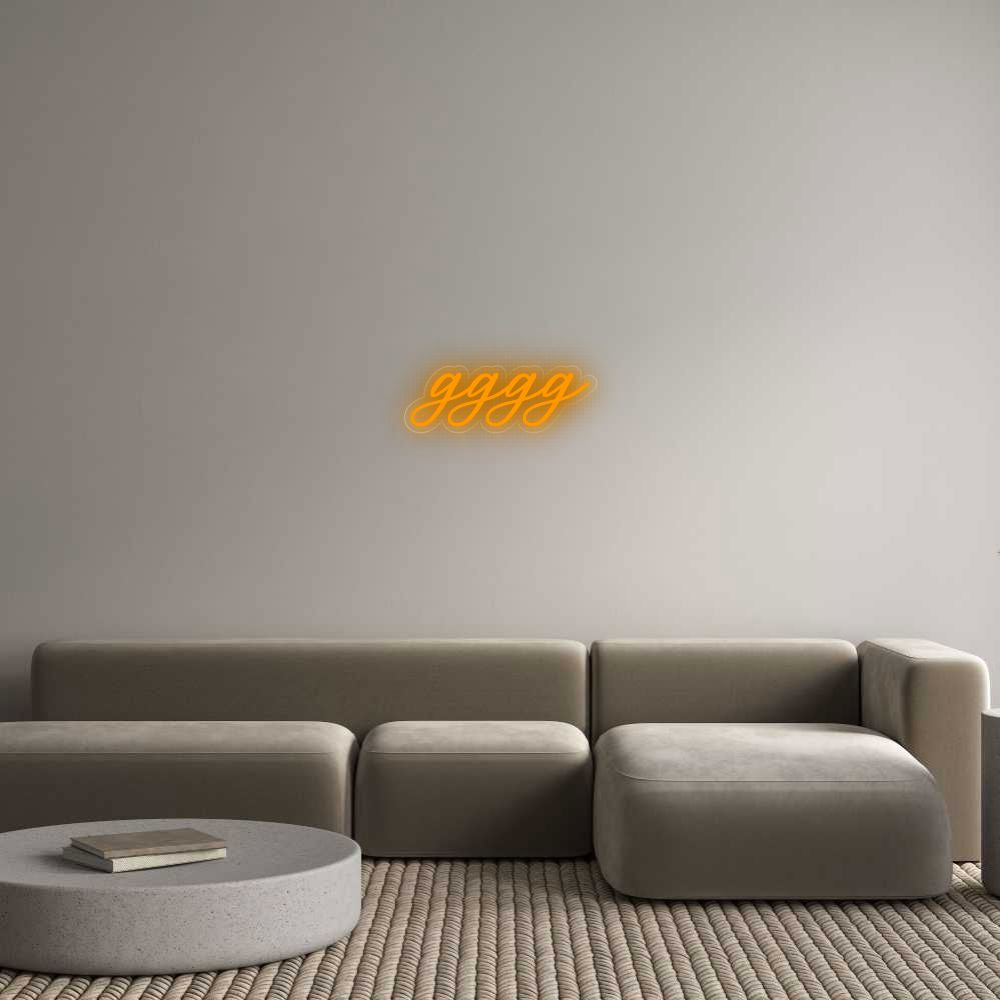 Dein Custom Neon Sign gggg Custom Neon NEON WAVE 