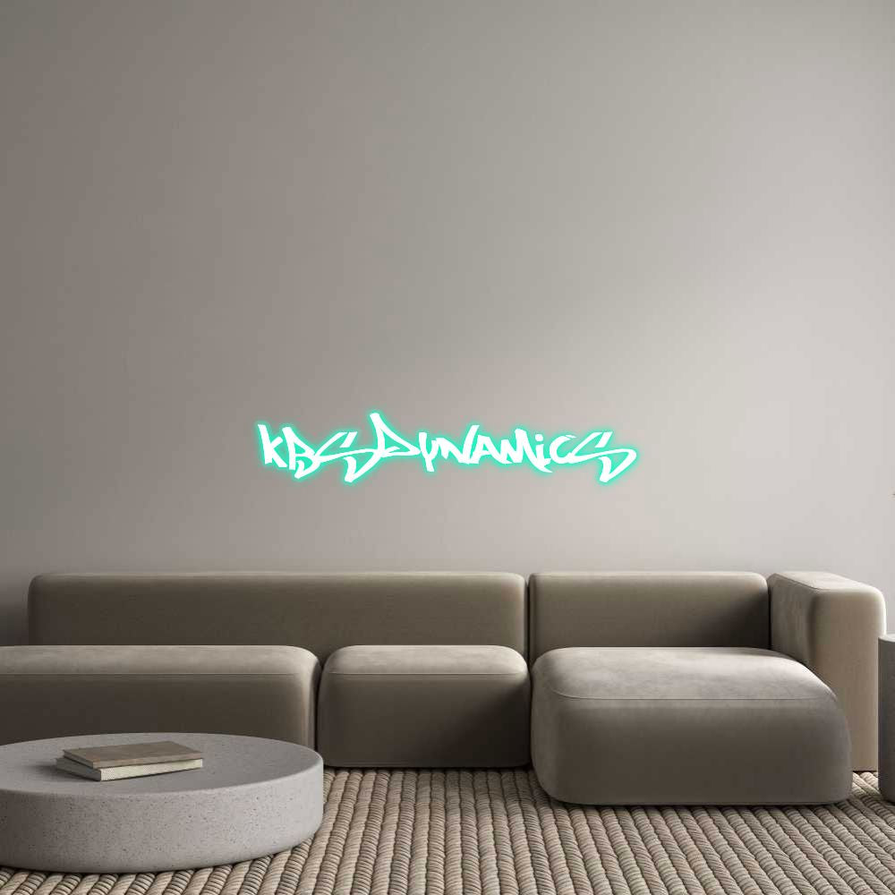 Dein Custom Neon Sign KBSDYNAMICS Custom Neon NEON WAVE 
