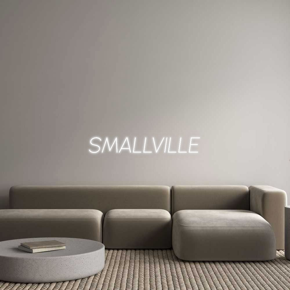 Dein Custom Neon Sign SMALLVILLE Custom Neon NEON WAVE 