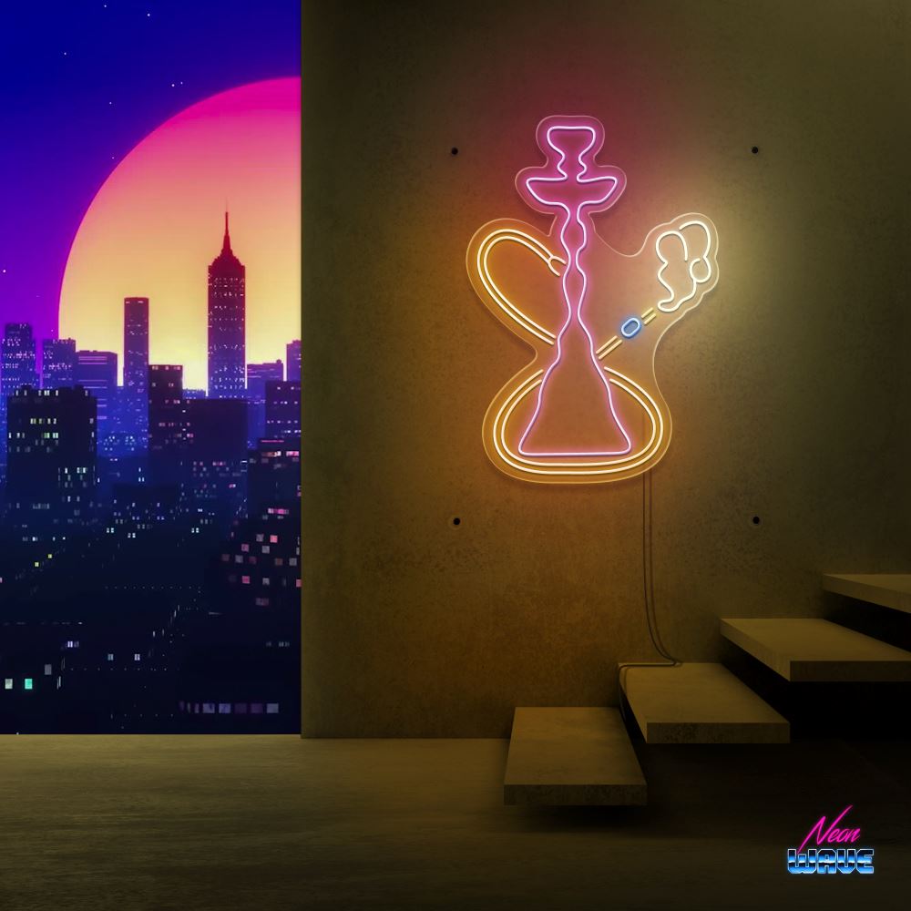 Shisha Smoke Neon Sign Neonwave.ch 