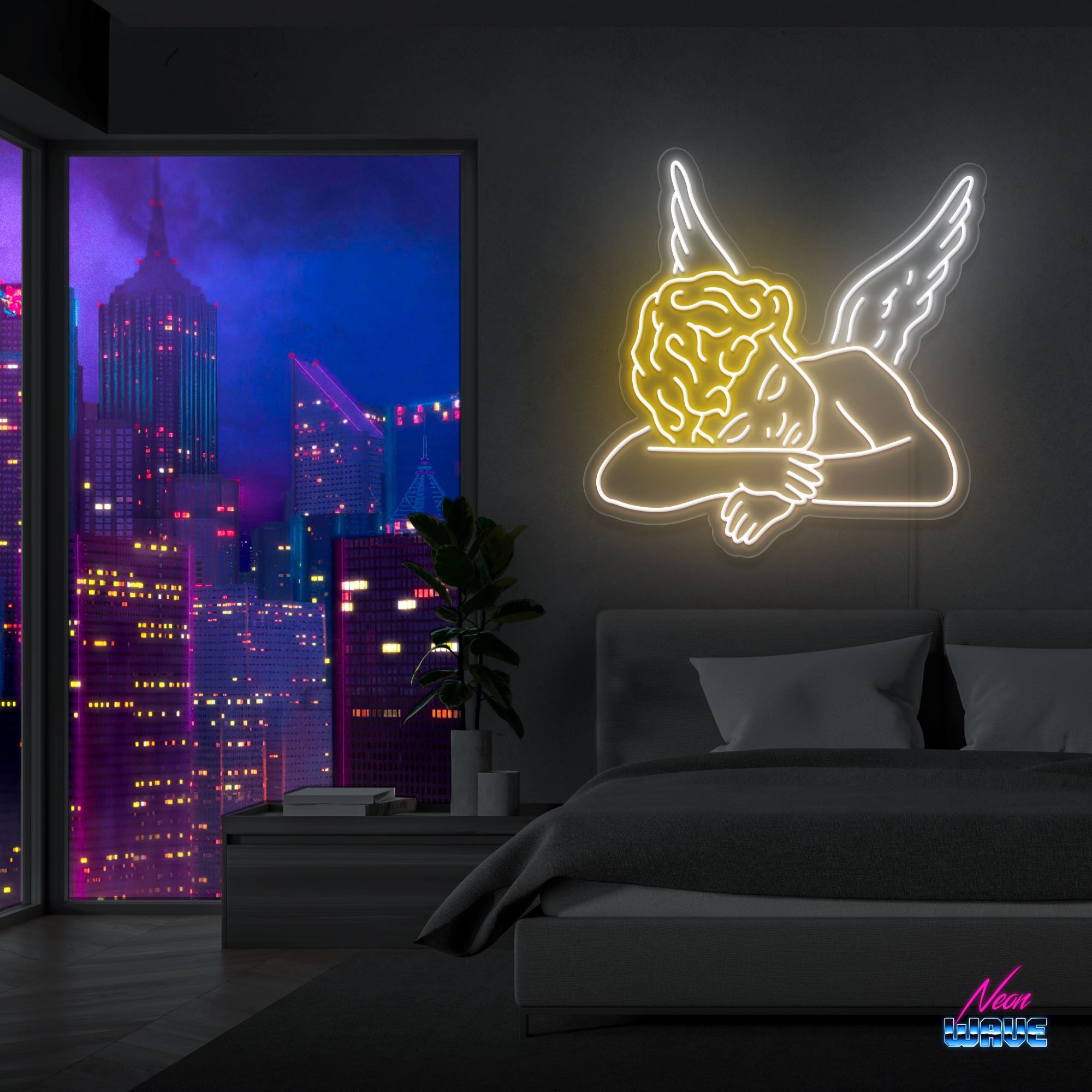 Angelo Neon Sign Neonwave.ch 75 cm 