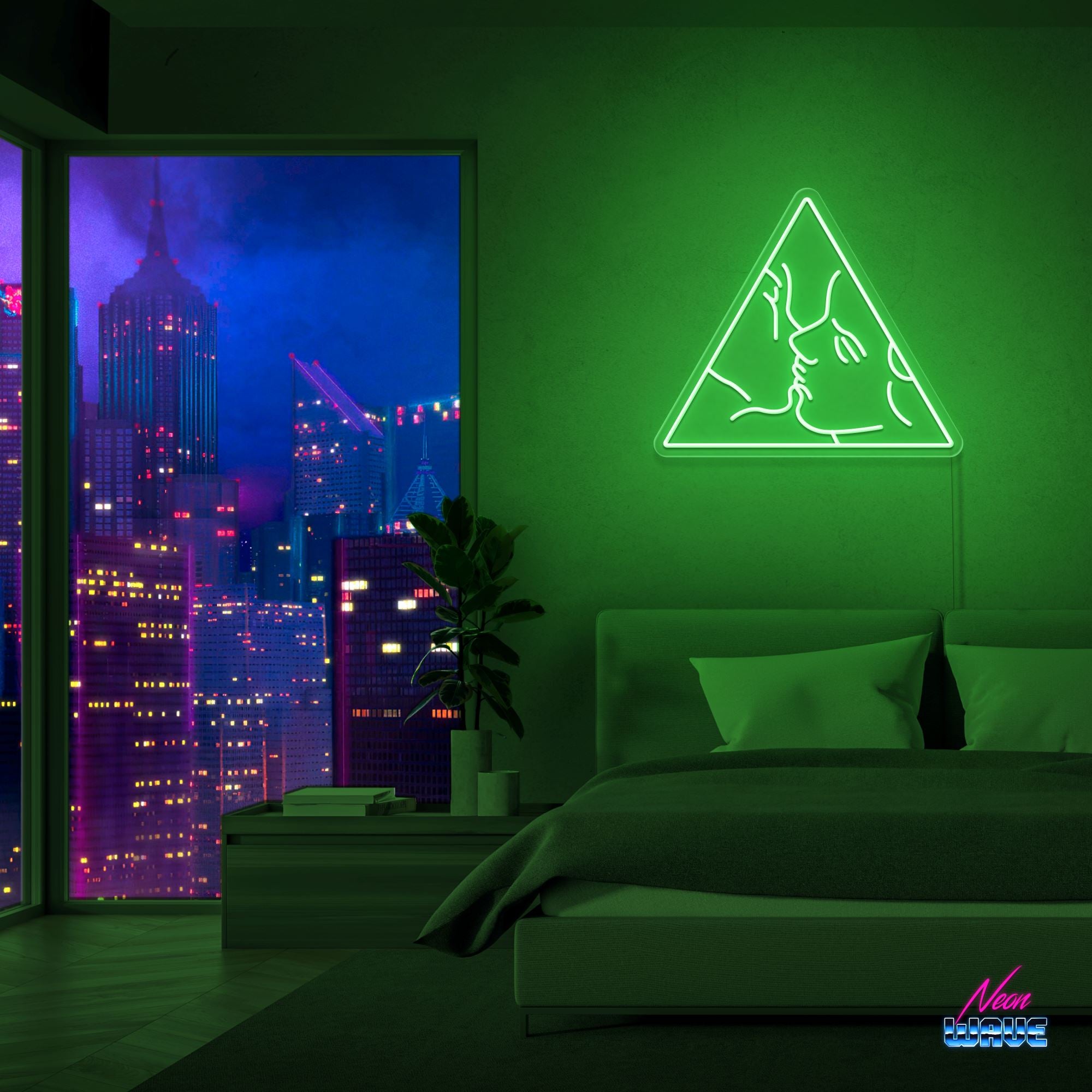 Aesthetic Neon Sign Neonwave.ch 50cm Grün 