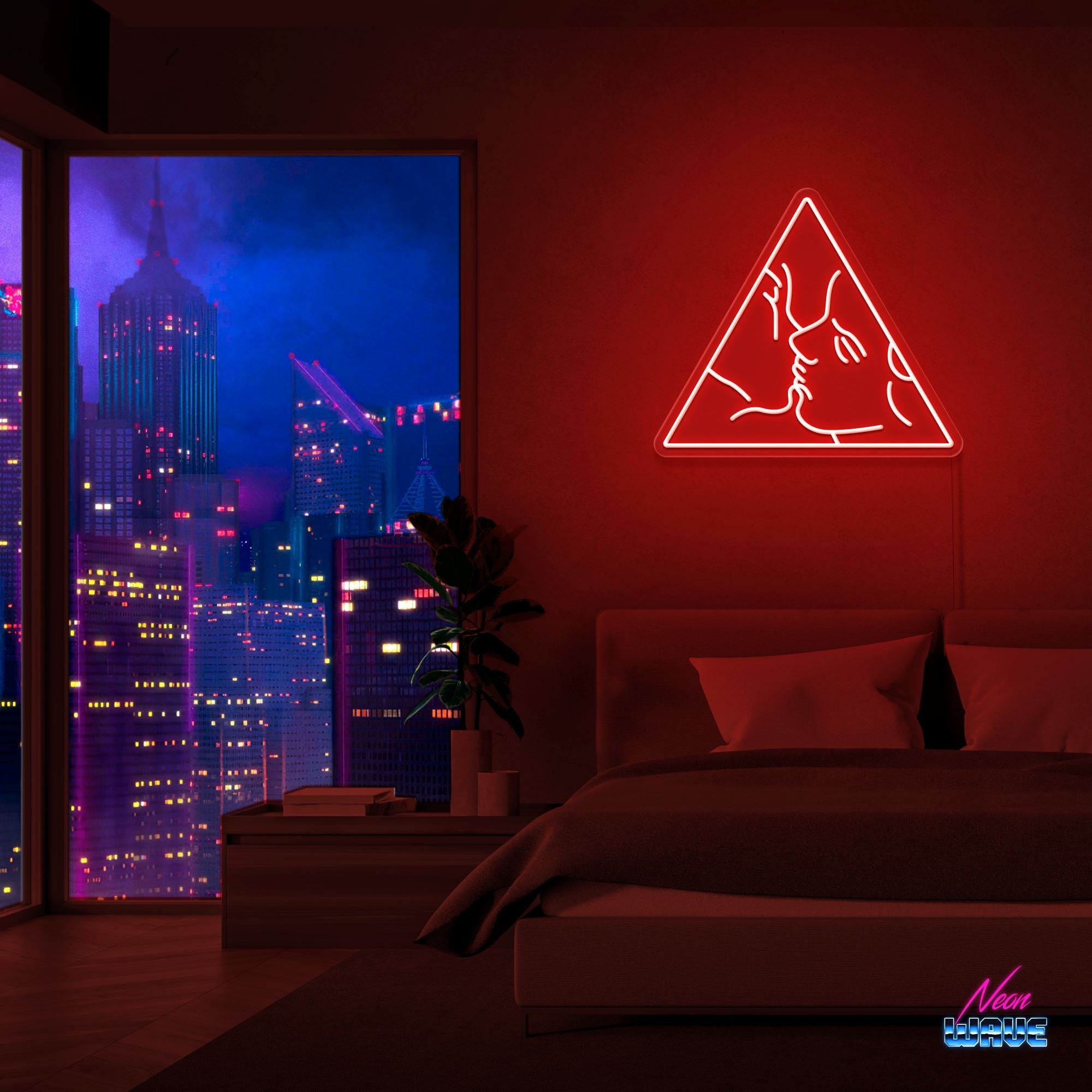 Aesthetic Neon Sign Neonwave.ch 50cm Rot 