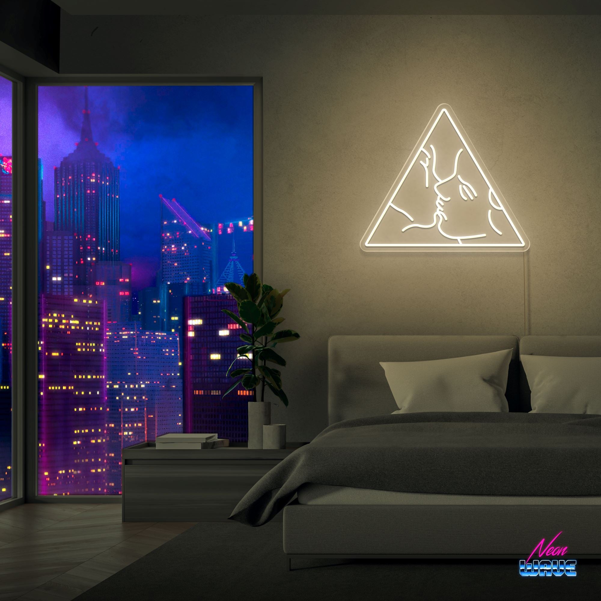 Aesthetic Neon Sign Neonwave.ch 50cm Warmweiss 